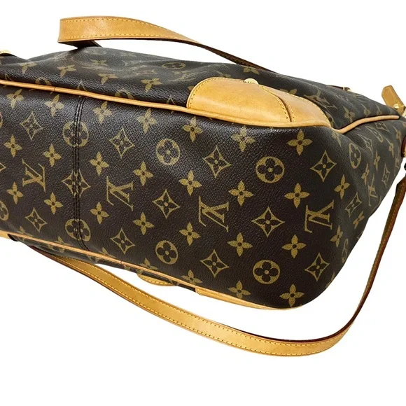 Louis Vuitton Estrela MM Tote Crossbody Handbag Monogram Brown Canvas - Picture 13 of 15
